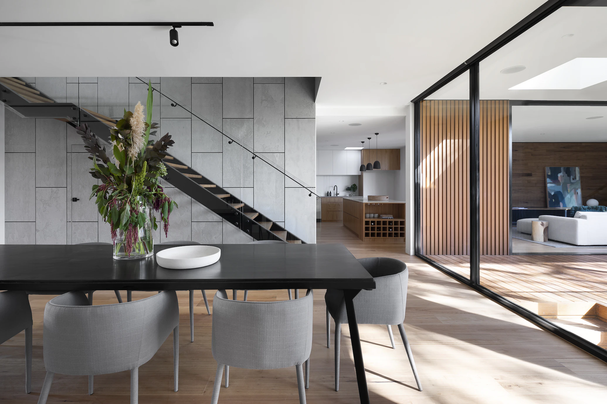 Modern minimalist living room designed by Interior Design Studio